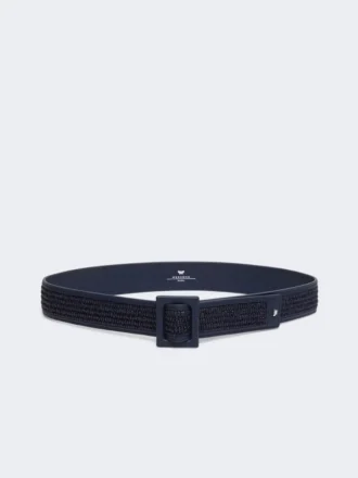 Curea cu efect de rafie, ultramarin