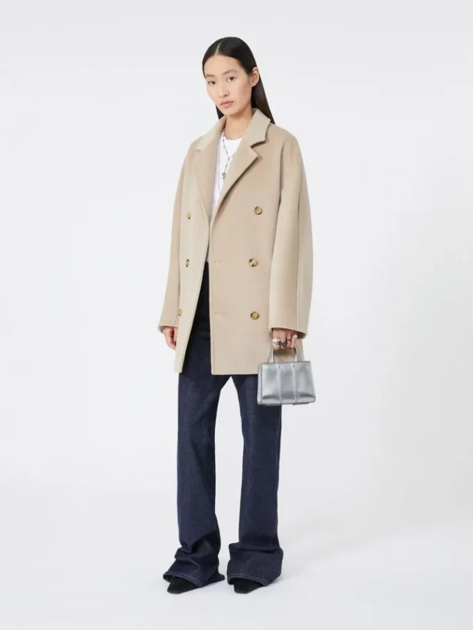 Geantă Max Mara Whitney 2 – nano, argintiu Geantă Max Mara Whitney 2 – nano, argintiu