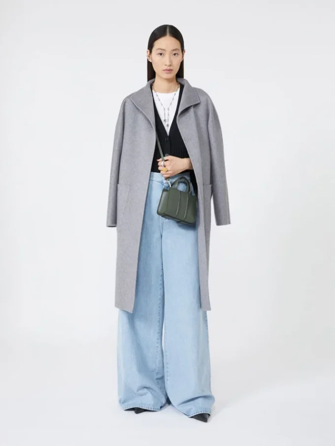 Geantă Max Mara Whitney 2 – nano, verde măslin Geantă Max Mara Whitney 2 – nano, verde măslin